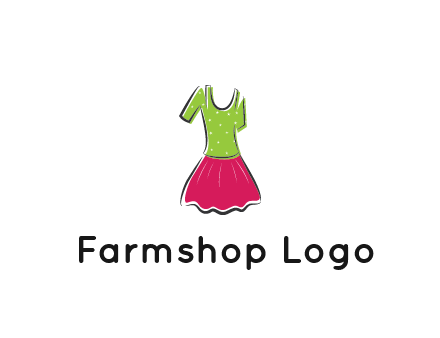 fashion apparel or dress logo