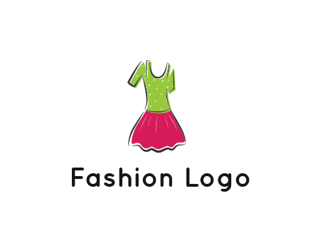 fashion apparel or dress logo
