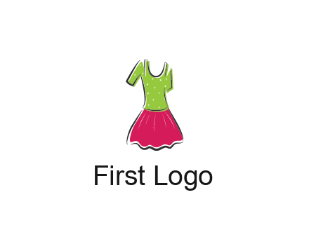 fashion apparel or dress logo