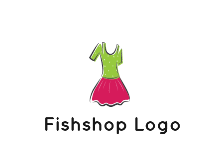 fashion apparel or dress logo