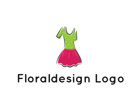fashion apparel or dress logo
