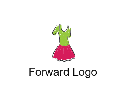 fashion apparel or dress logo