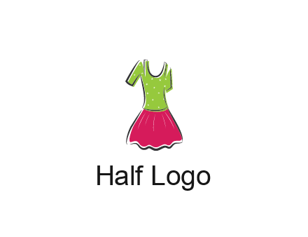fashion apparel or dress logo