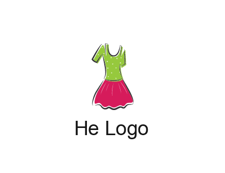 fashion apparel or dress logo