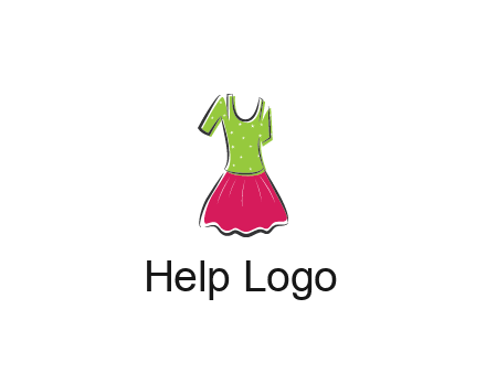 fashion apparel or dress logo