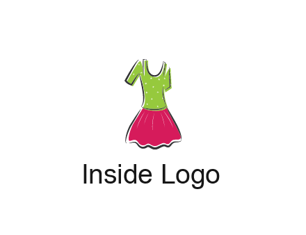 fashion apparel or dress logo