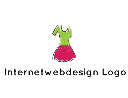 fashion apparel or dress logo