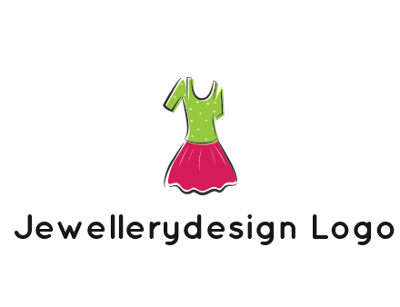 fashion apparel or dress logo