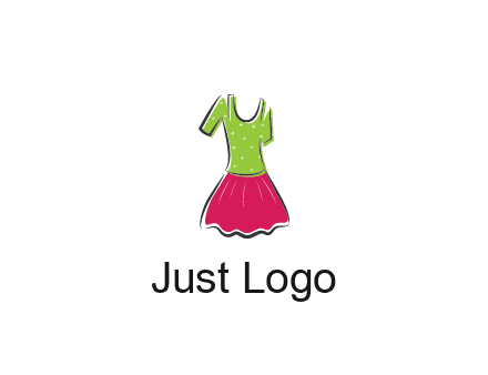 fashion apparel or dress logo