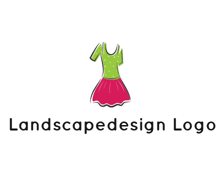 fashion apparel or dress logo