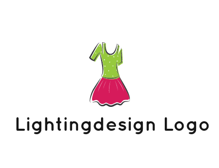 fashion apparel or dress logo