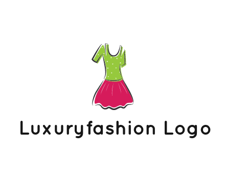 fashion apparel or dress logo