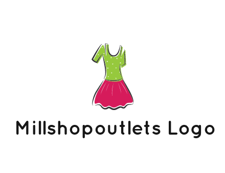 fashion apparel or dress logo