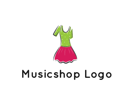 fashion apparel or dress logo