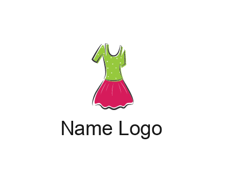 fashion apparel or dress logo