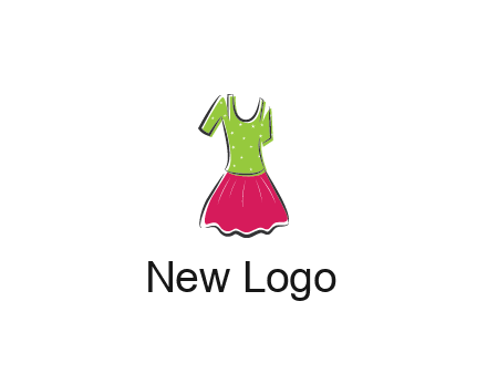 fashion apparel or dress logo