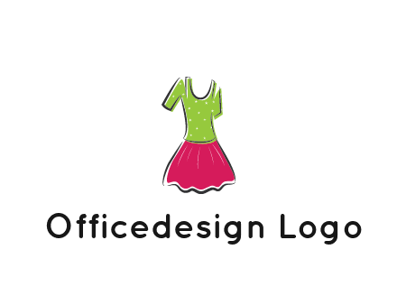 fashion apparel or dress logo