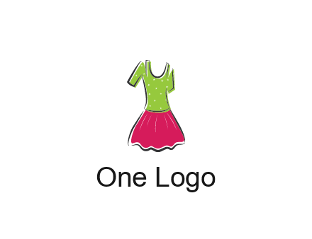 fashion apparel or dress logo