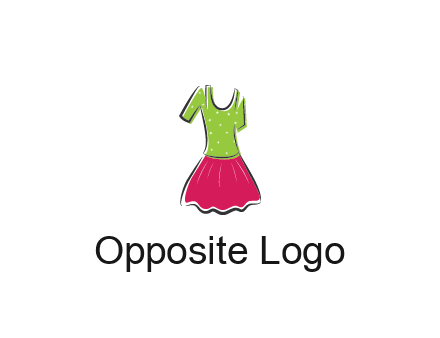 fashion apparel or dress logo