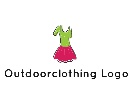fashion apparel or dress logo