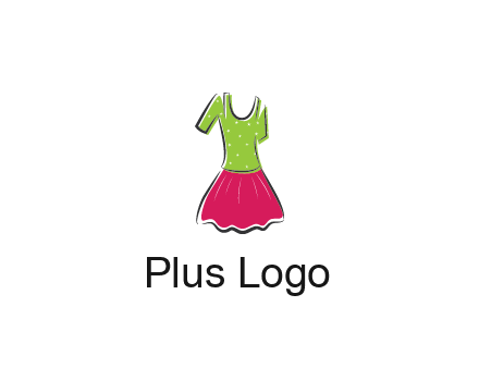 fashion apparel or dress logo