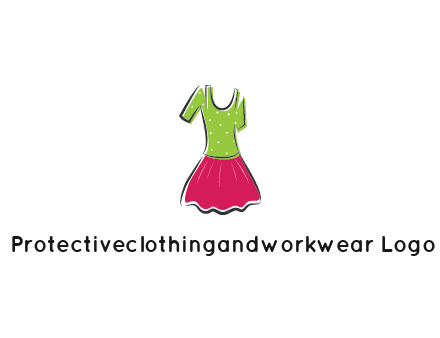 fashion apparel or dress logo