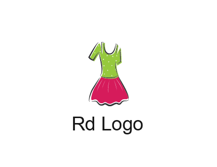 fashion apparel or dress logo