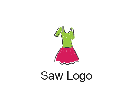 fashion apparel or dress logo
