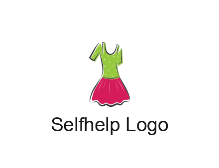 fashion apparel or dress logo