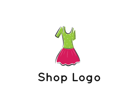 fashion apparel or dress logo