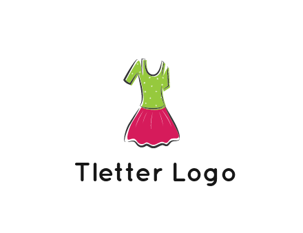 fashion apparel or dress logo