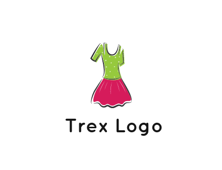 fashion apparel or dress logo
