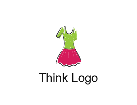 fashion apparel or dress logo