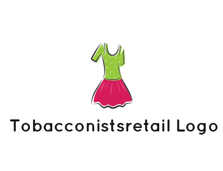 fashion apparel or dress logo