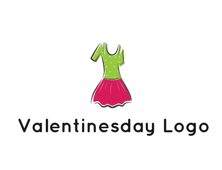 fashion apparel or dress logo