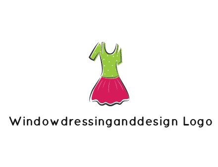 fashion apparel or dress logo