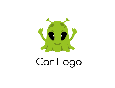 alien character logo