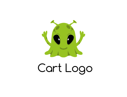 alien character logo