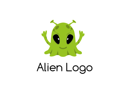 alien character logo