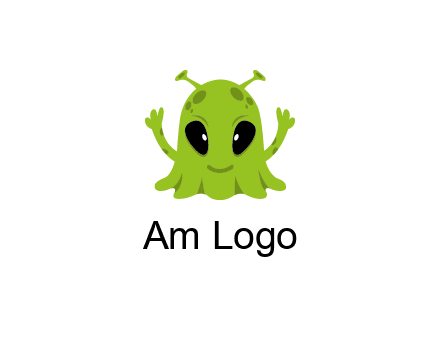 alien character logo