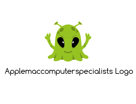 alien character logo
