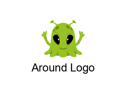 alien character logo