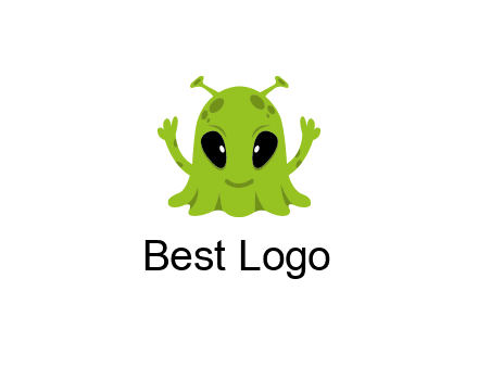 alien character logo