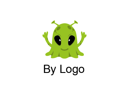 alien character logo