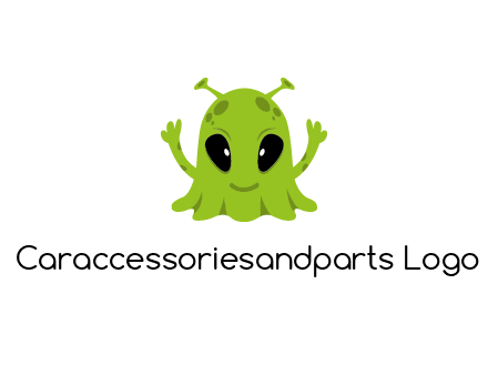 alien character logo