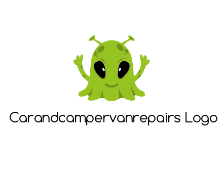 alien character logo