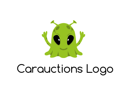 alien character logo