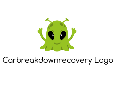 alien character logo