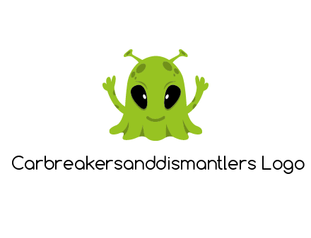 alien character logo