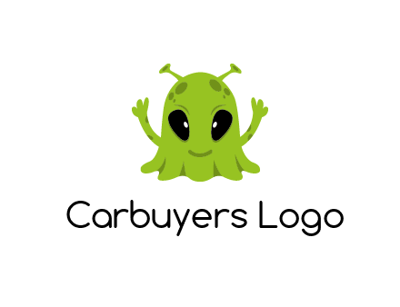 alien character logo